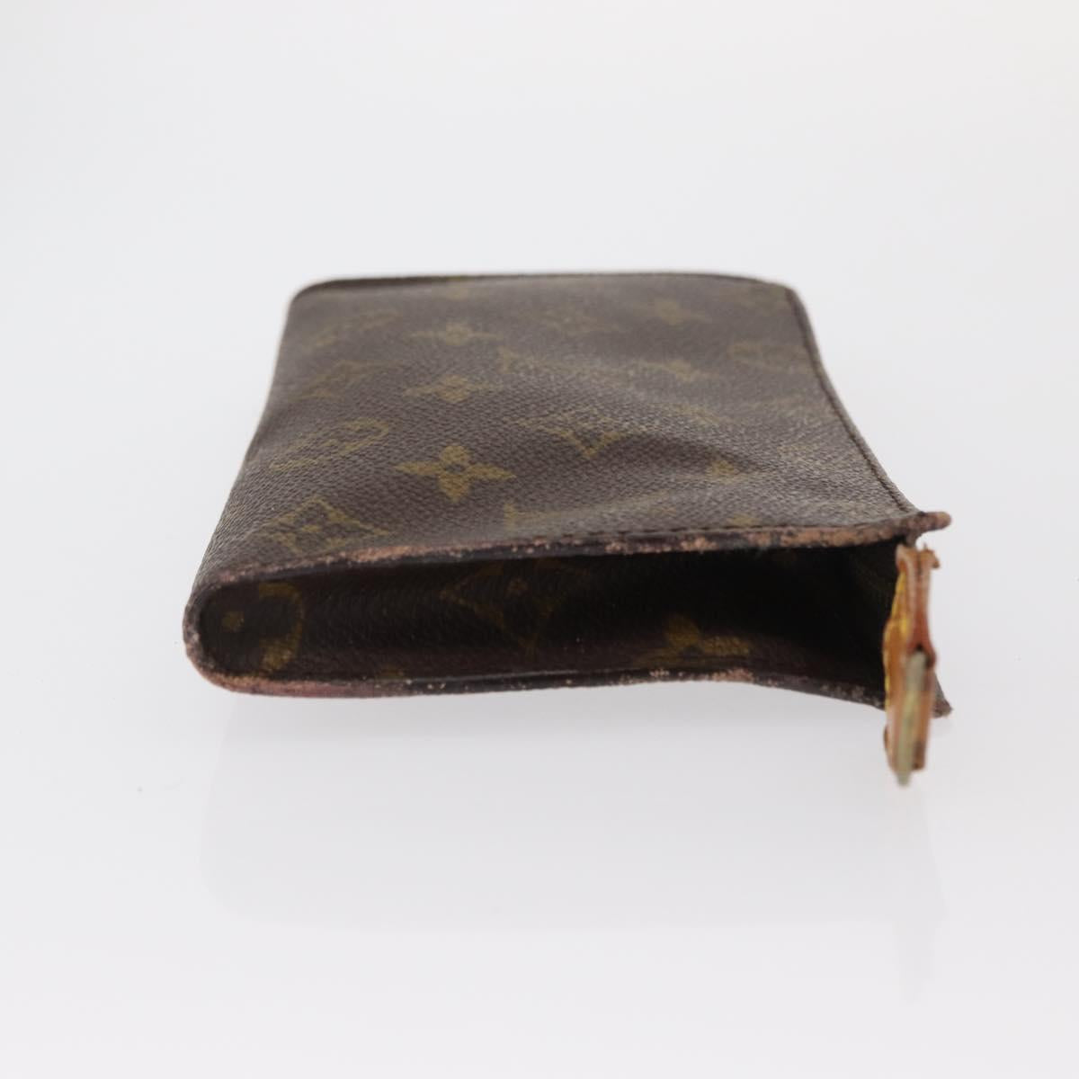 LOUIS VUITTON Monogram Bucket GM Accessory Pouch LV Auth 155535