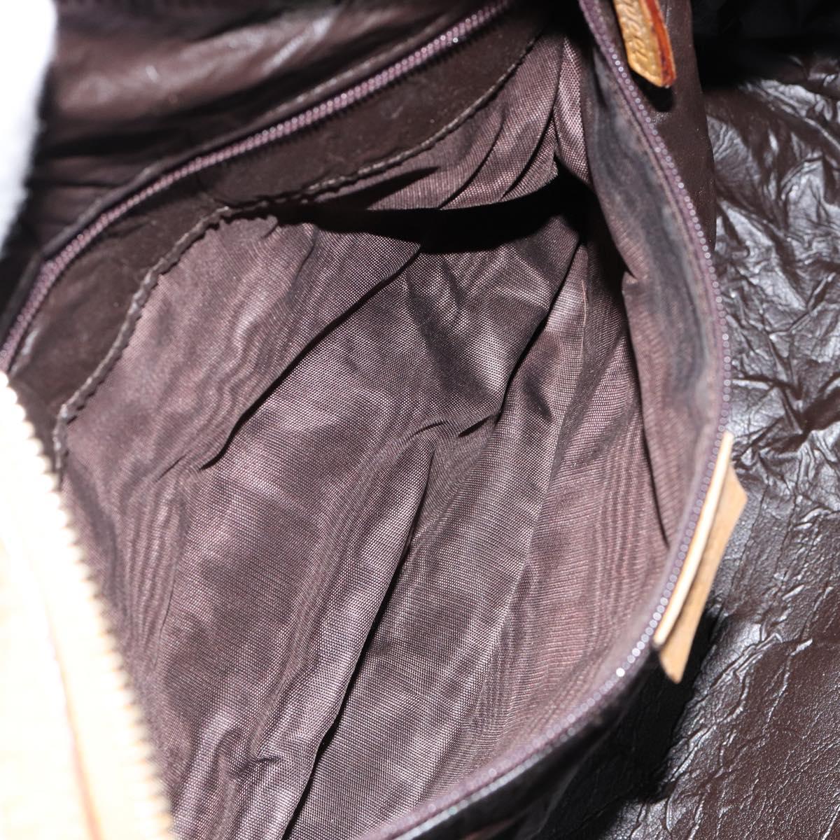 GUCCI GG Canvas Sherry Line Hand Bag Beige Gold 000 0846 Auth 155543