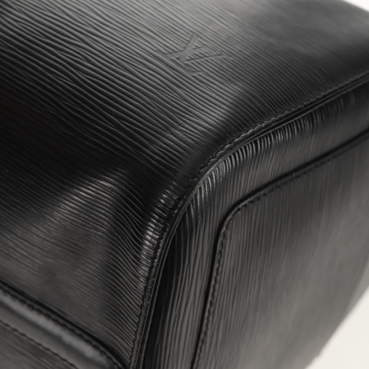 LOUIS VUITTON Epi Keepall 45 Boston Bag Black M42972 LV Auth 155560V
