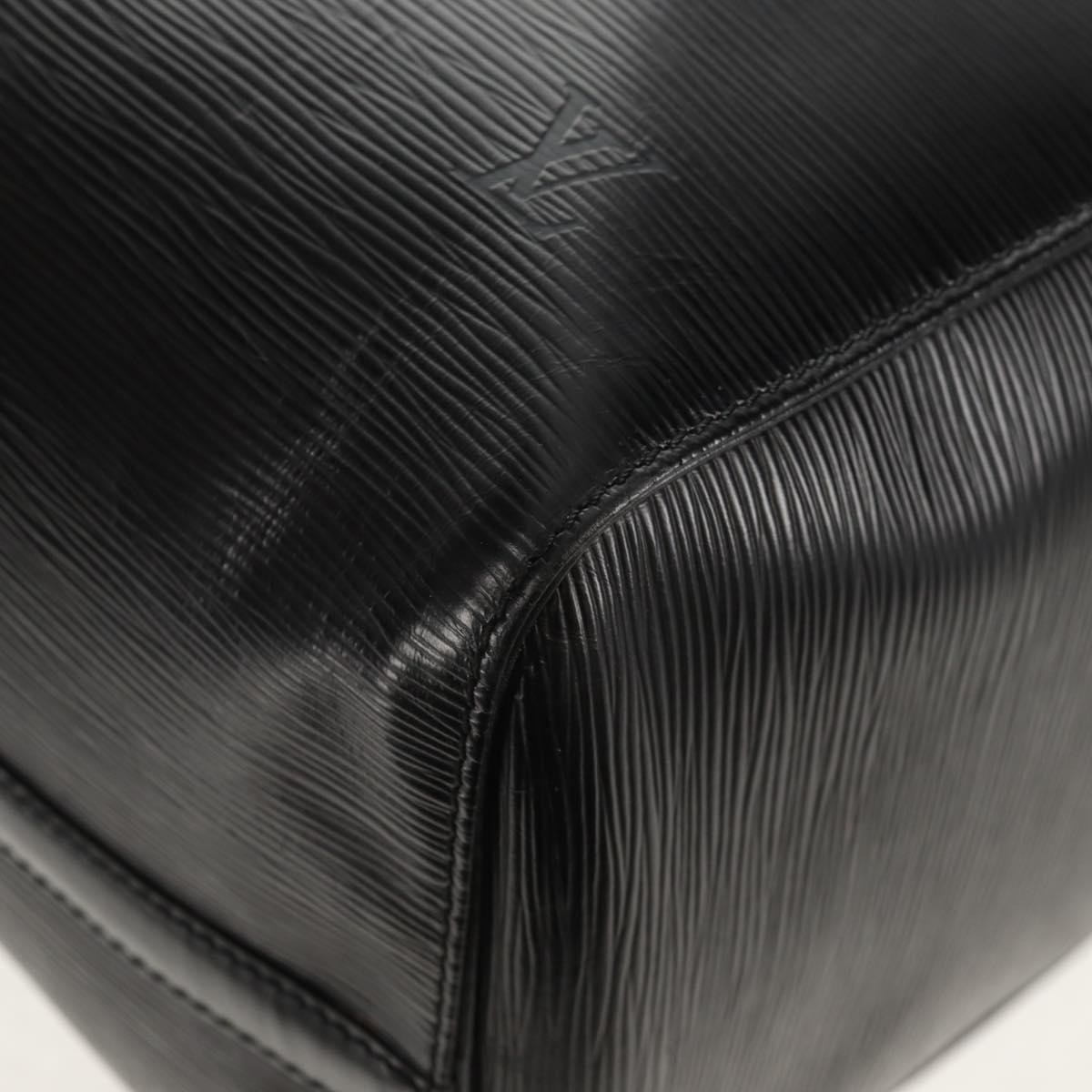 LOUIS VUITTON Epi Keepall 45 Boston Bag Black M42972 LV Auth 155560V