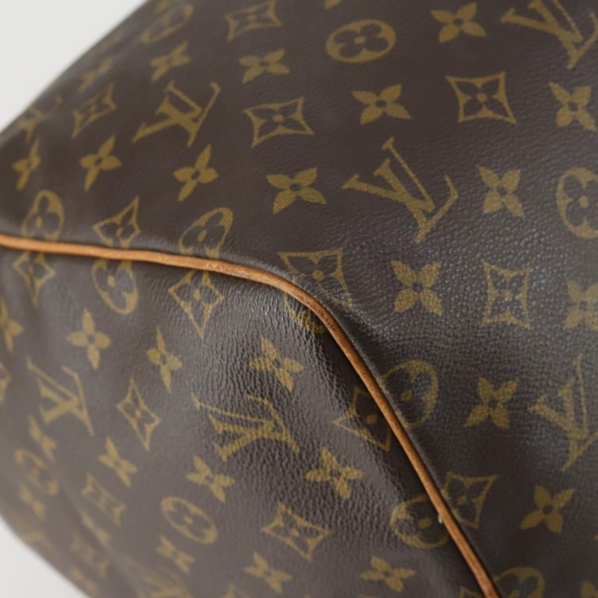 LOUIS VUITTON Monogram Keepall 55 Boston Bag M41424 LV Auth 155566V