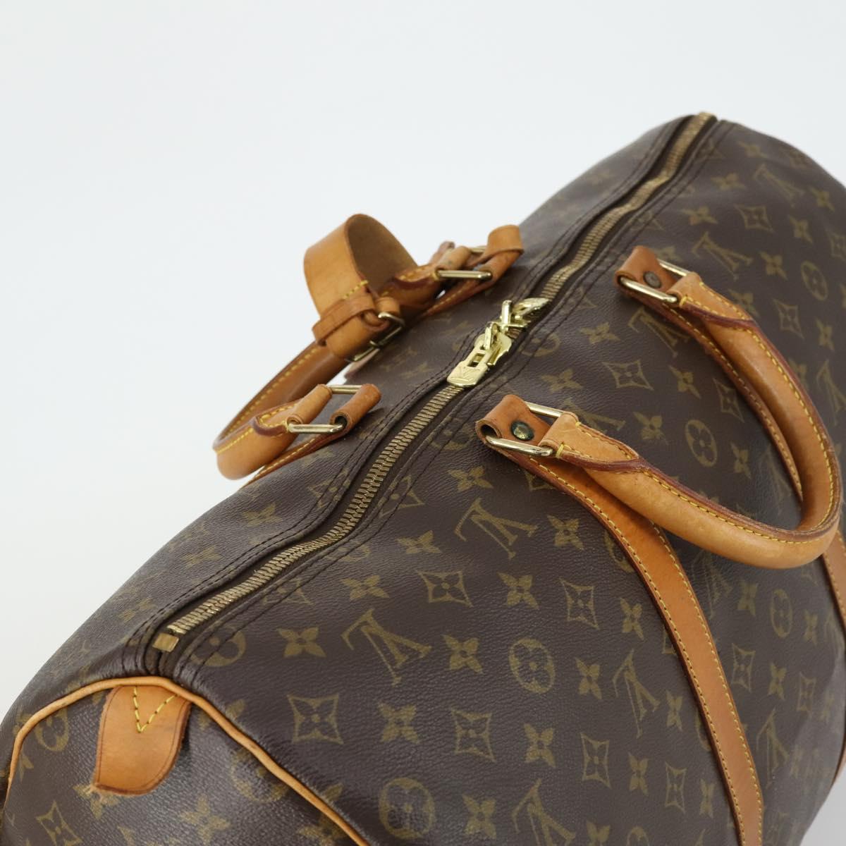 LOUIS VUITTON Monogram Keepall 50 Boston Bag M41426 LV Auth 155568