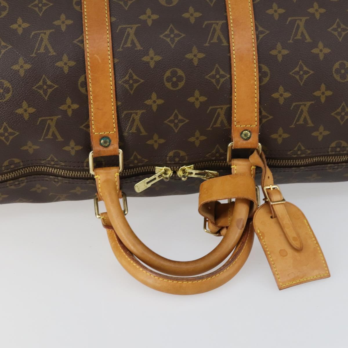 LOUIS VUITTON Monogram Keepall 50 Boston Bag M41426 LV Auth 155568