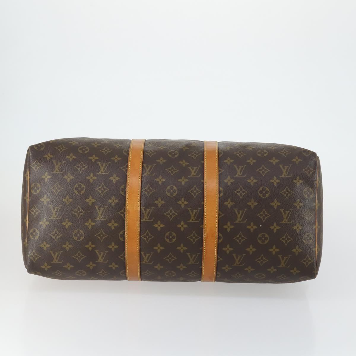 LOUIS VUITTON Monogram Keepall 50 Boston Bag M41426 LV Auth 155568
