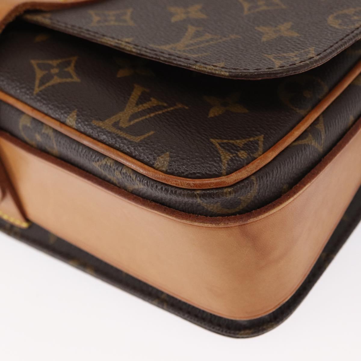LOUIS VUITTON Monogram Cartouchiere GM Shoulder Bag M51252 LV Auth 155577