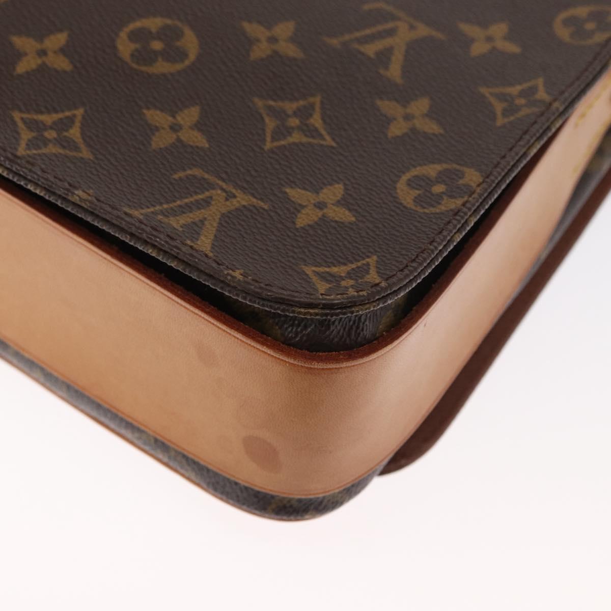 LOUIS VUITTON Monogram Cartouchiere GM Shoulder Bag M51252 LV Auth 155577