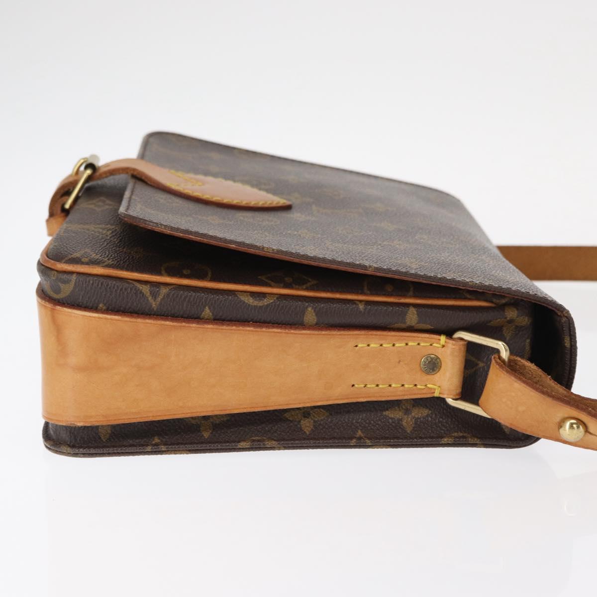LOUIS VUITTON Monogram Cartouchiere GM Shoulder Bag M51252 LV Auth 155577
