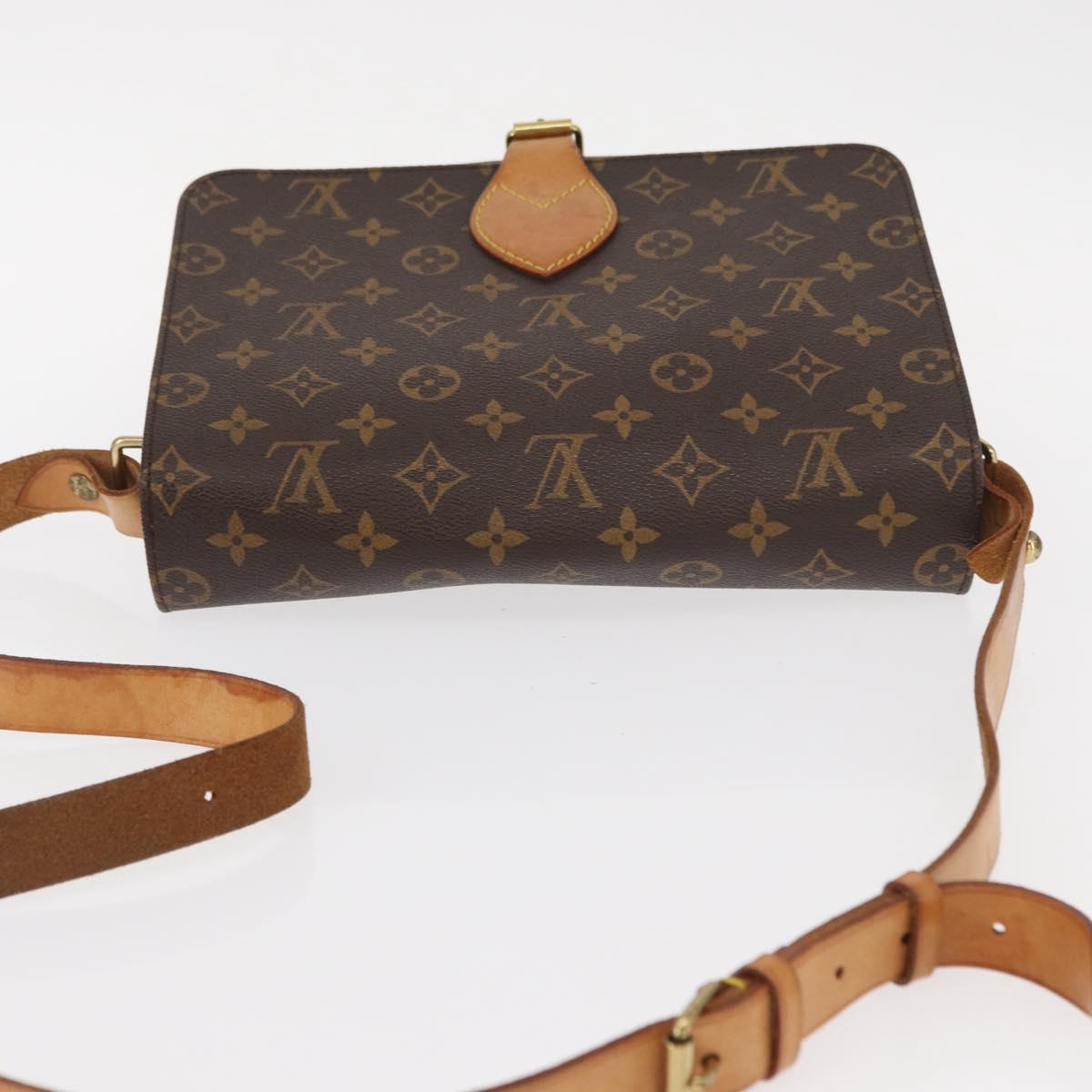 LOUIS VUITTON Monogram Cartouchiere GM Shoulder Bag M51252 LV Auth 155577