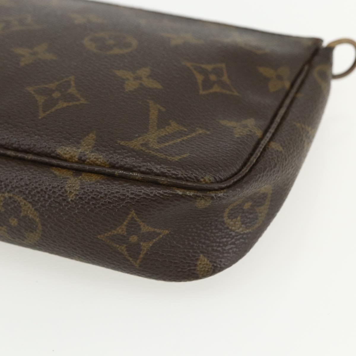 LOUIS VUITTON Monogram Pochette Accessoires Pouch M51980 LV Auth 155579