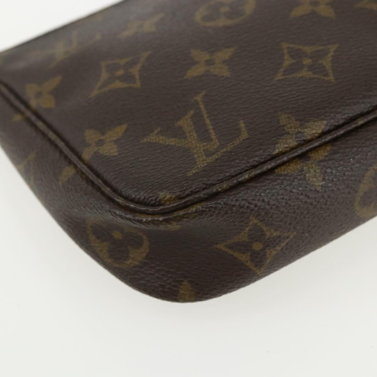 LOUIS VUITTON Monogram Pochette Accessoires Pouch M51980 LV Auth 155579