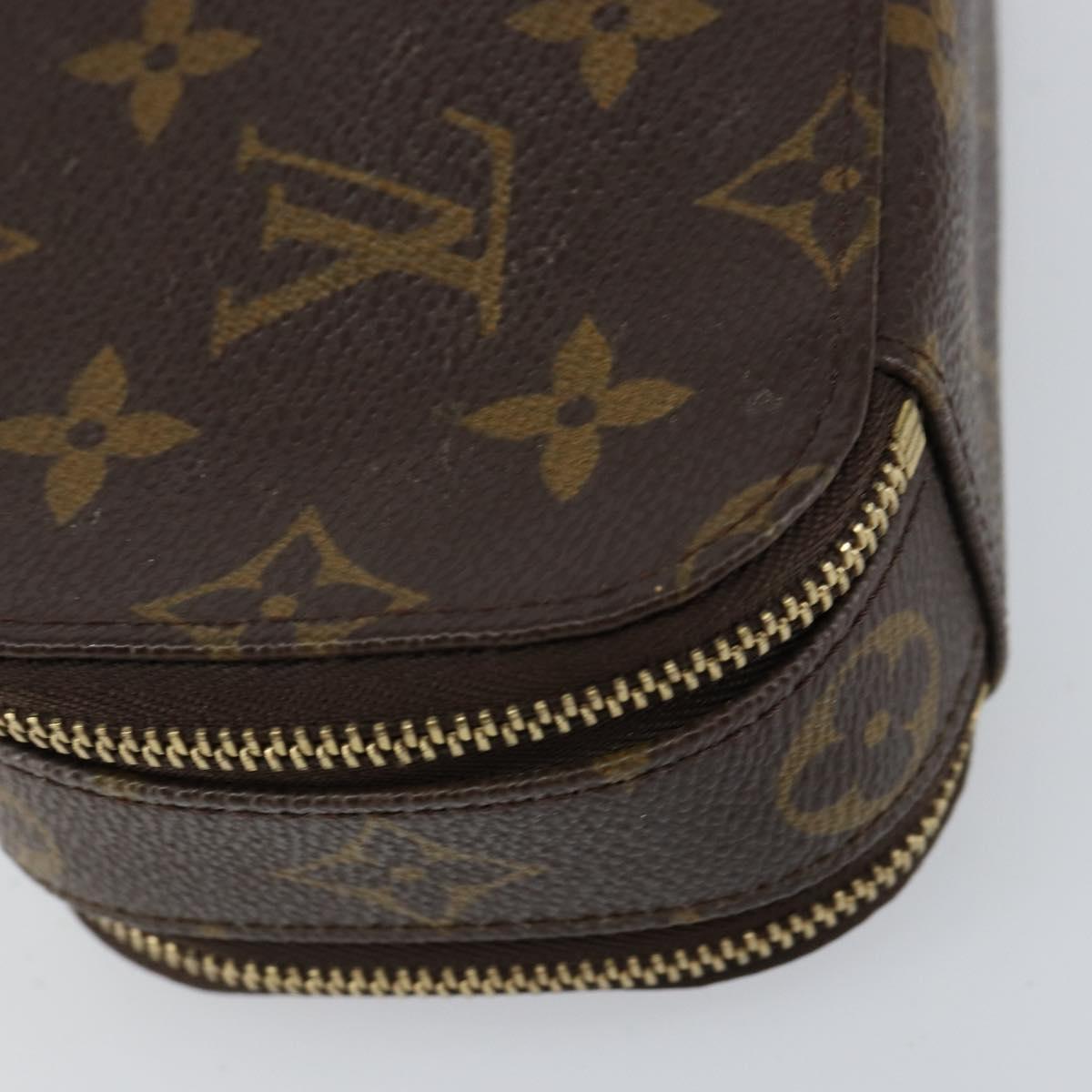 LOUIS VUITTON Monogram Trousse Brush PM Cosmetic Pouch M47510 LV Auth 155580