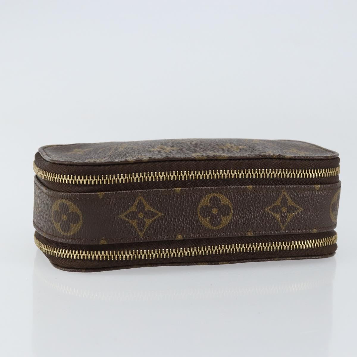 LOUIS VUITTON Monogram Trousse Brush PM Cosmetic Pouch M47510 LV Auth 155580