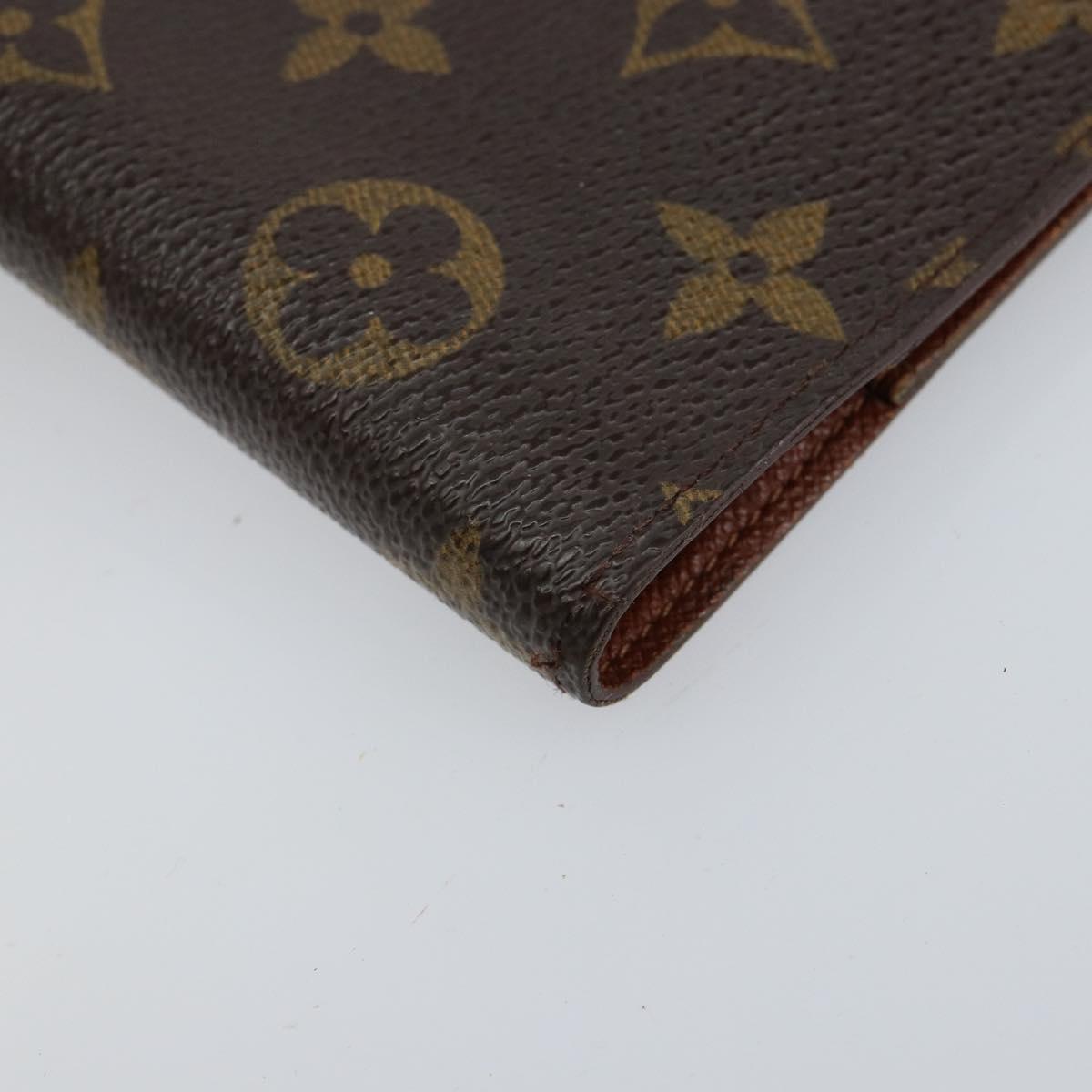 LOUIS VUITTON Monogram Agenda PM Day Planner Cover R20005 LV Auth 155581