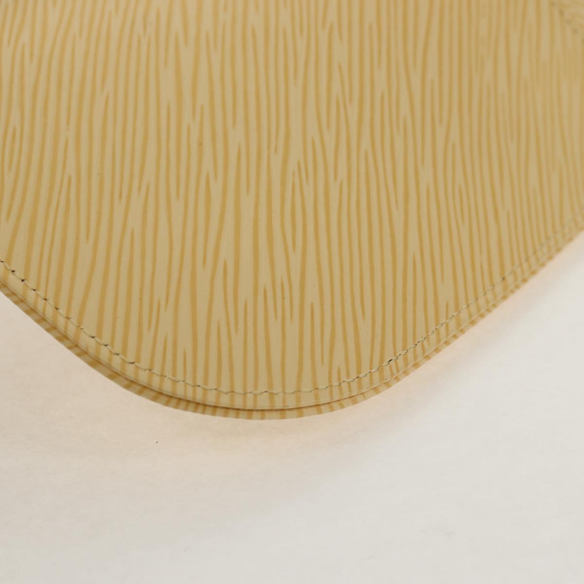 LOUIS VUITTON Epi Pochette De Mirune Pouch Vanilla M5262A LV Auth 155582V