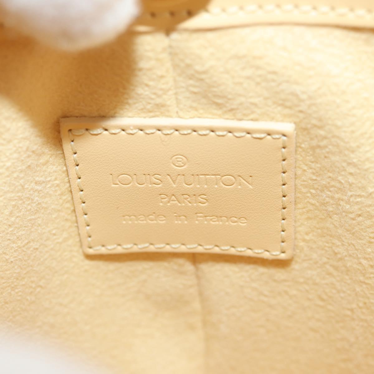 LOUIS VUITTON Epi Pochette De Mirune Pouch Vanilla M5262A LV Auth 155582V