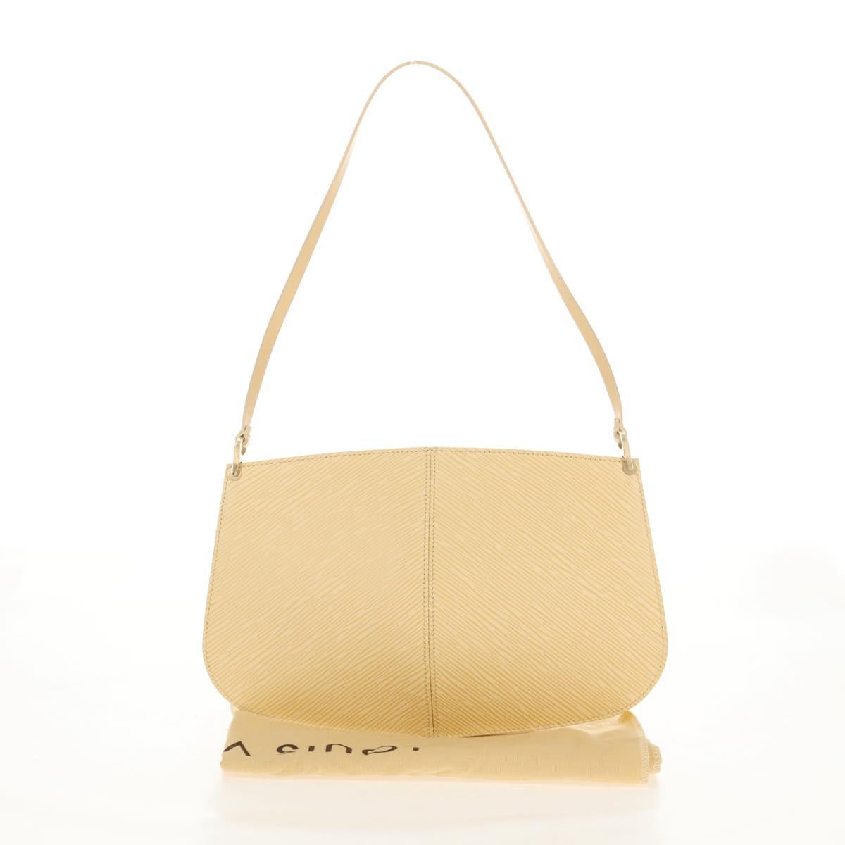 LOUIS VUITTON Epi Pochette De Mirune Pouch Vanilla M5262A LV Auth 155582V