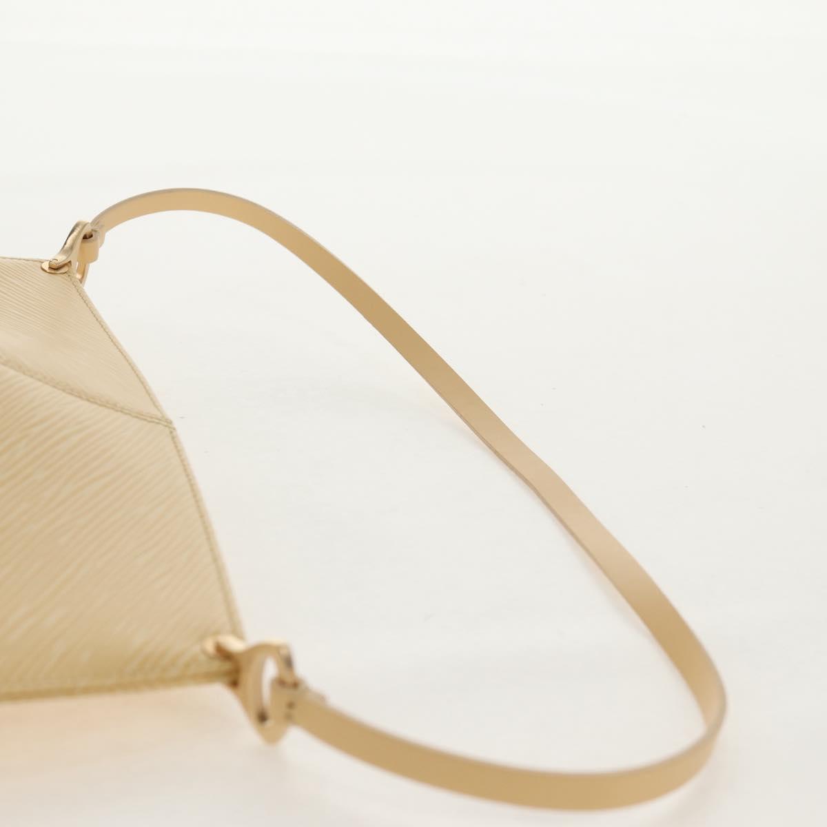 LOUIS VUITTON Epi Pochette De Mirune Pouch Vanilla M5262A LV Auth 155582V
