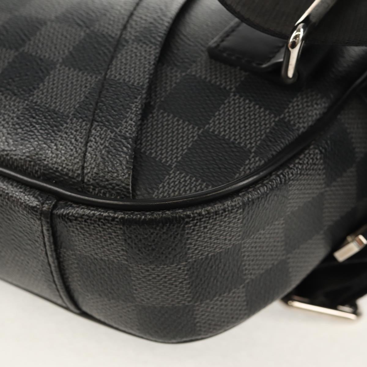 LOUIS VUITTON Damier Graphite Ambreil Shoulder Bag N41289 LV Auth 155584V