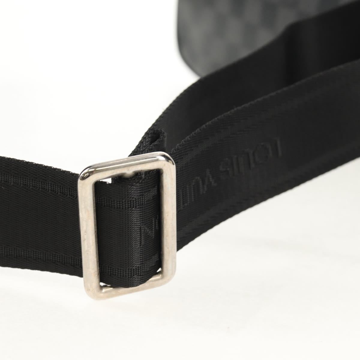 LOUIS VUITTON Damier Graphite Ambreil Shoulder Bag N41289 LV Auth 155584V