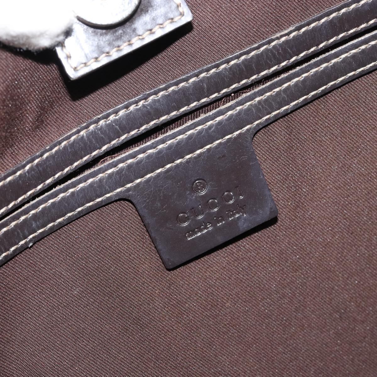 GUCCI GG Supreme Tote Bag PVC Beige Gold 197953 Auth 155590