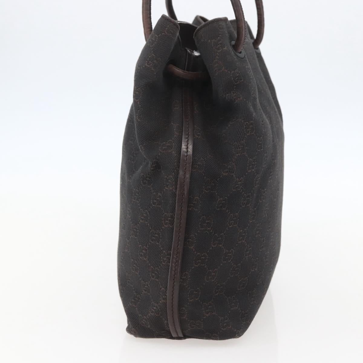 GUCCI GG Canvas Tote Bag Brown 101341 Auth 155591