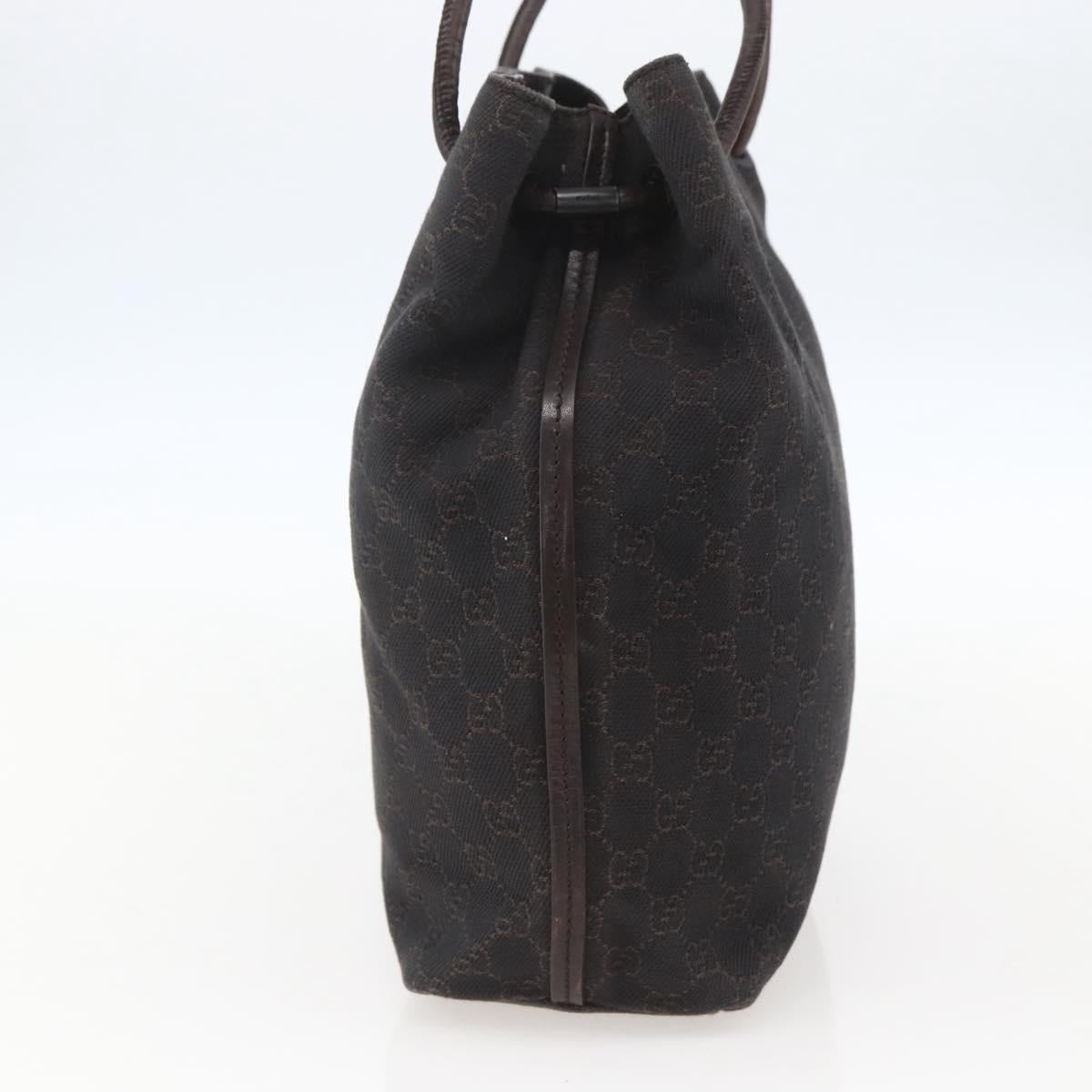 GUCCI GG Canvas Tote Bag Brown 101341 Auth 155591