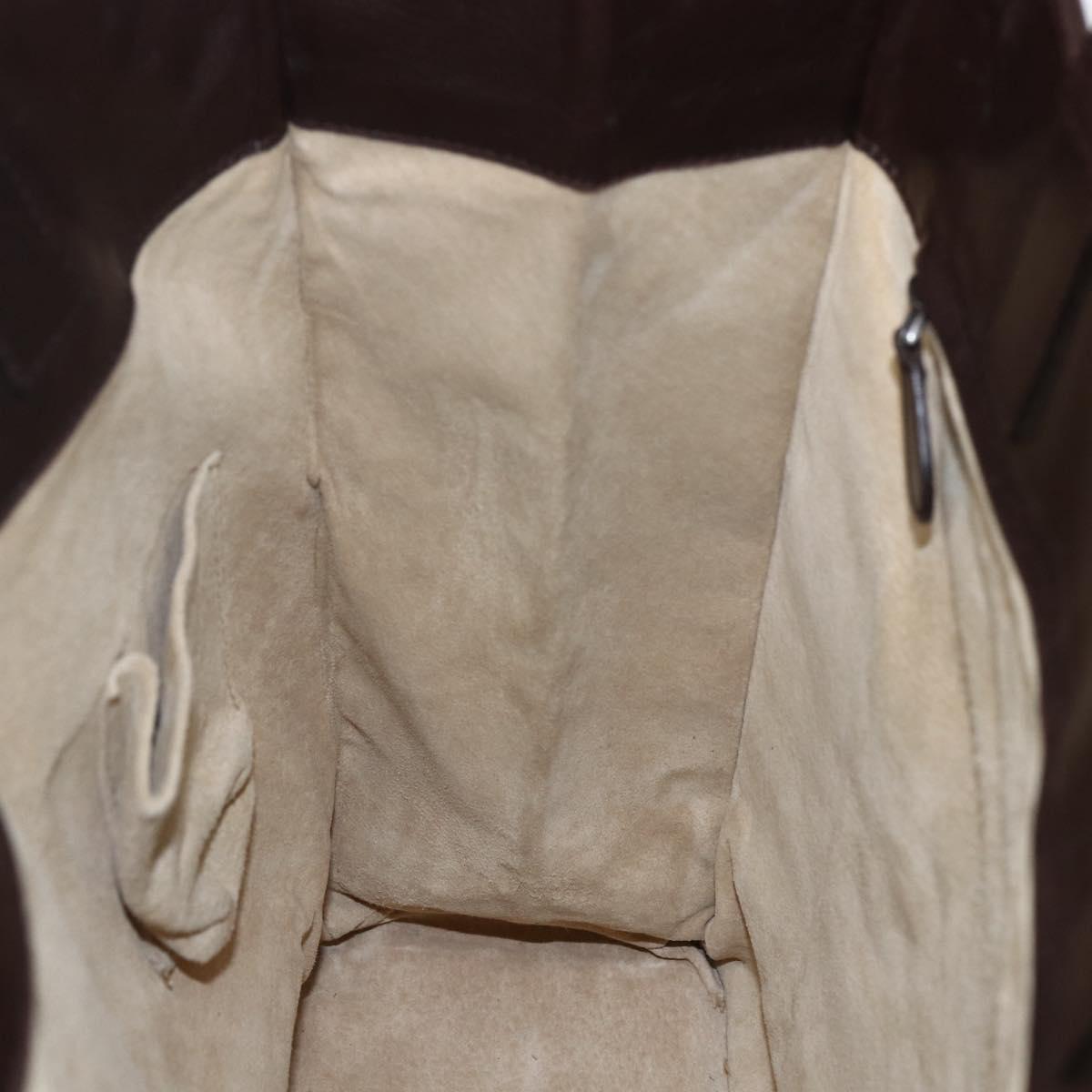 BOTTEGA VENETA INTRECCIATO Hand Bag Leather Brown 146793 Auth 155614
