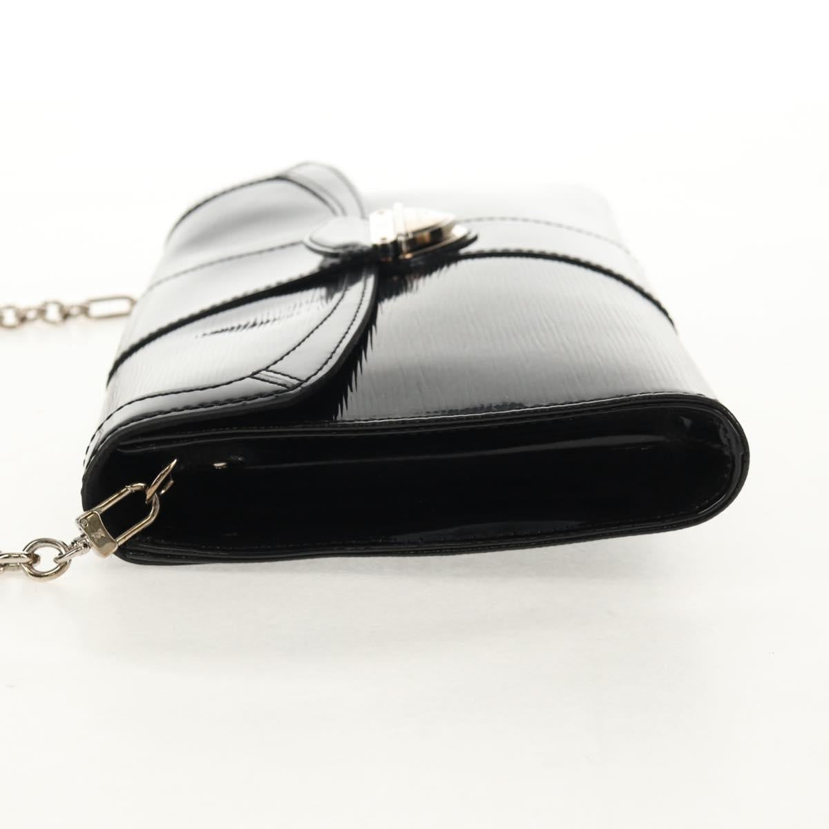 LOUIS VUITTON Epi Jena Pochette Shoulder Bag Noir Electric M4027N Auth 155622V