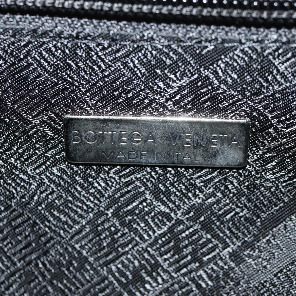 BOTTEGA VENETA INTRECCIATO Chain Shoulder Bag Leather Brown Auth 155628V