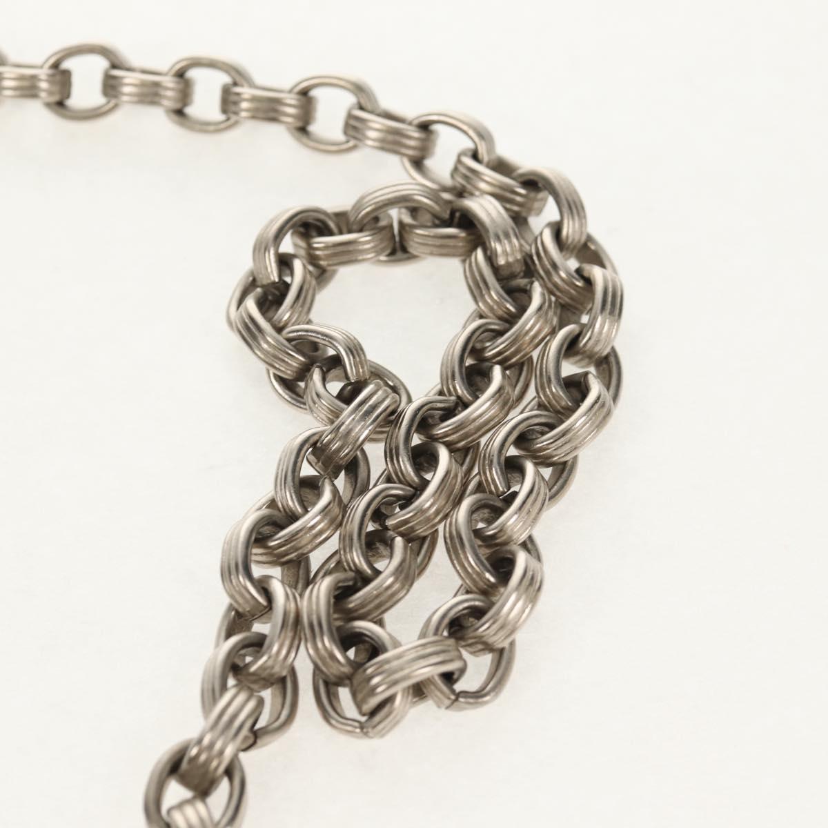 BOTTEGA VENETA INTRECCIATO Chain Shoulder Bag Leather Brown Auth 155628V