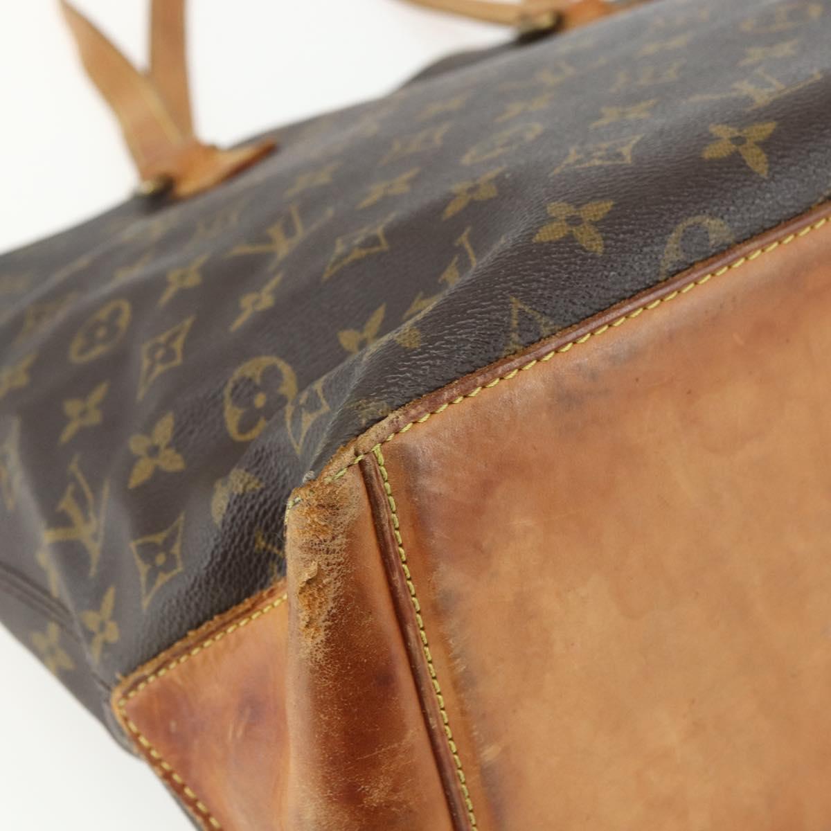 LOUIS VUITTON Monogram Cabas Mezzo Tote Bag M51151 LV Auth 155664