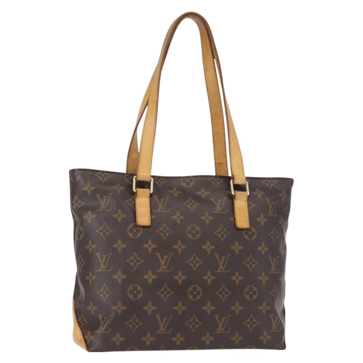 LOUIS VUITTON Monogram Cabas Piano Tote Bag M51148 LV Auth 155665