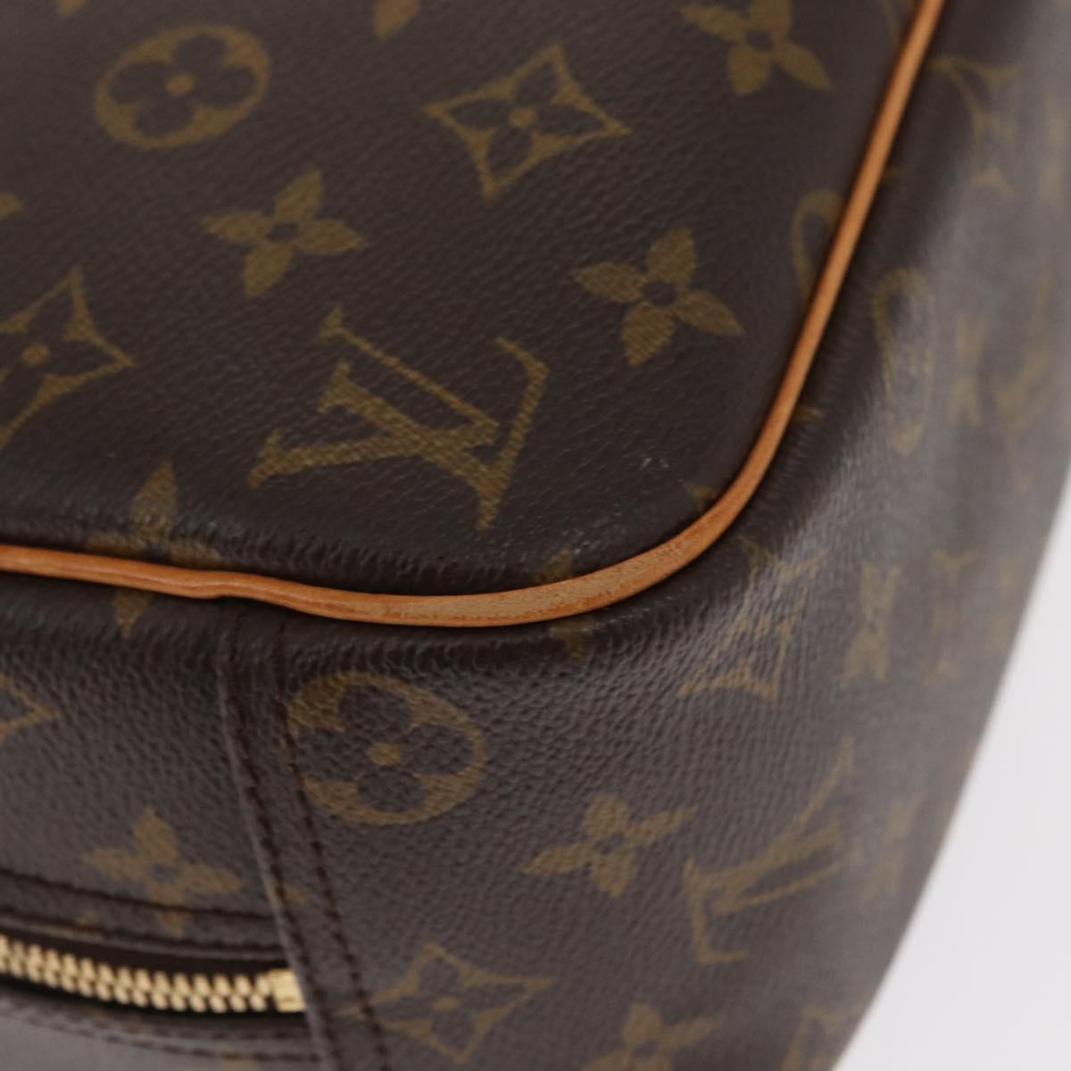 LOUIS VUITTON Monogram Trouville Hand Bag M42228 LV Auth 155669