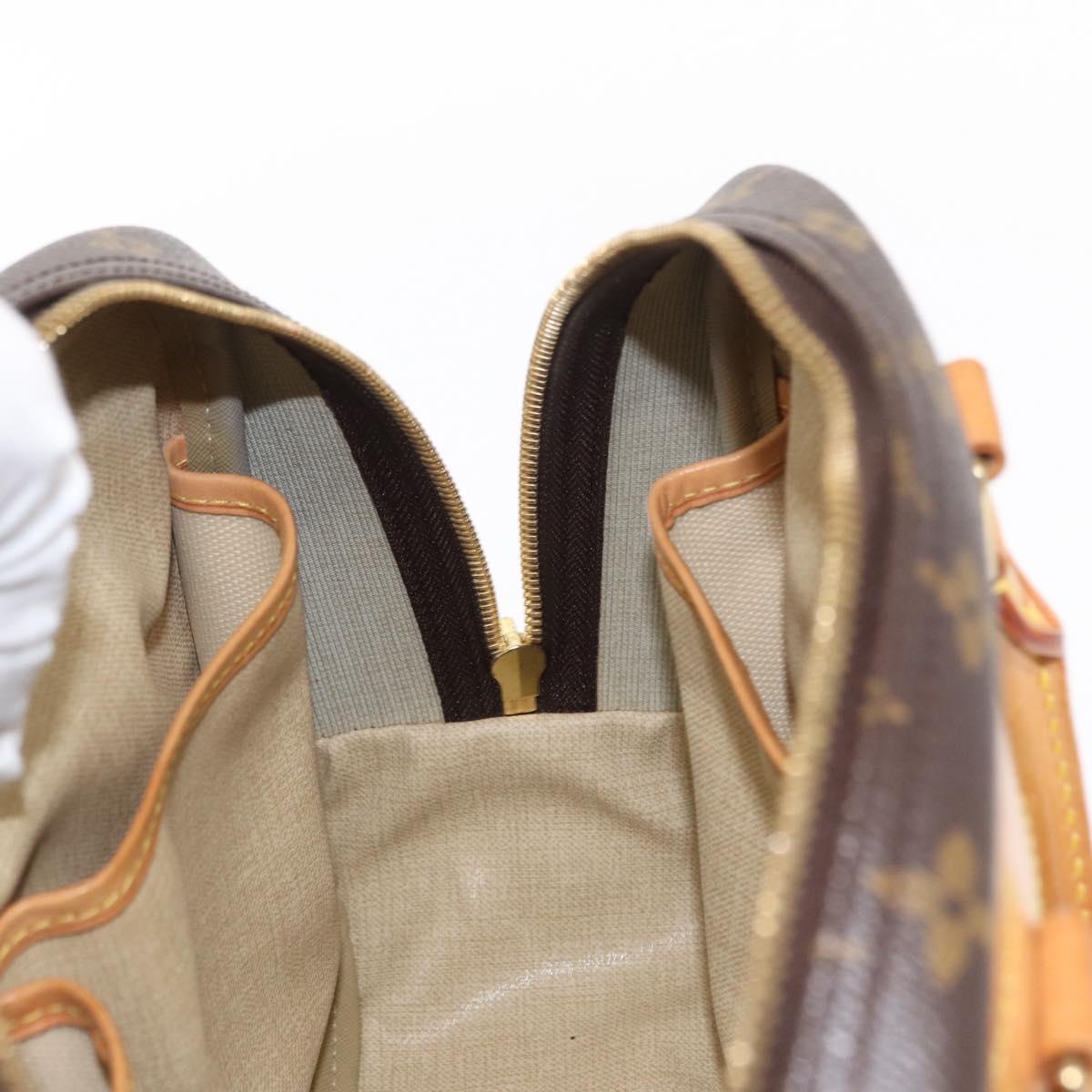 LOUIS VUITTON Monogram Trouville Hand Bag M42228 LV Auth 155669