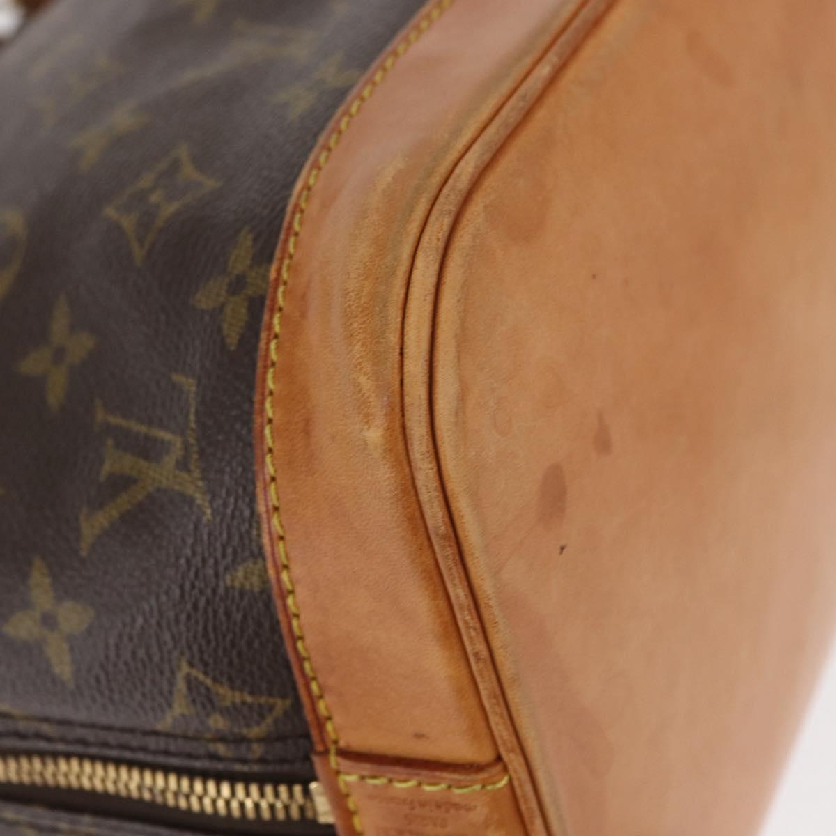 LOUIS VUITTON Monogram Alma Hand Bag M51130 LV Auth 155670