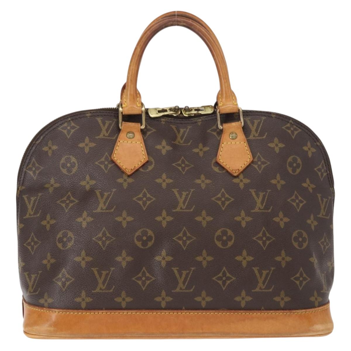 LOUIS VUITTON Monogram Alma Hand Bag M51130 LV Auth 155670