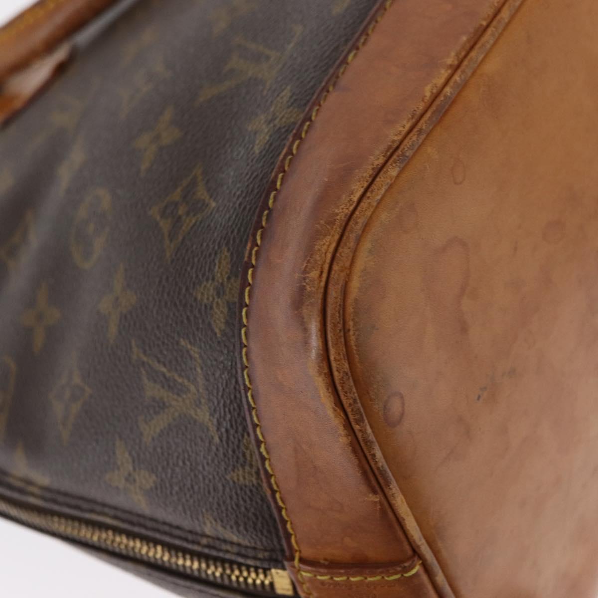 LOUIS VUITTON Monogram Alma Hand Bag M51130 LV Auth 155671