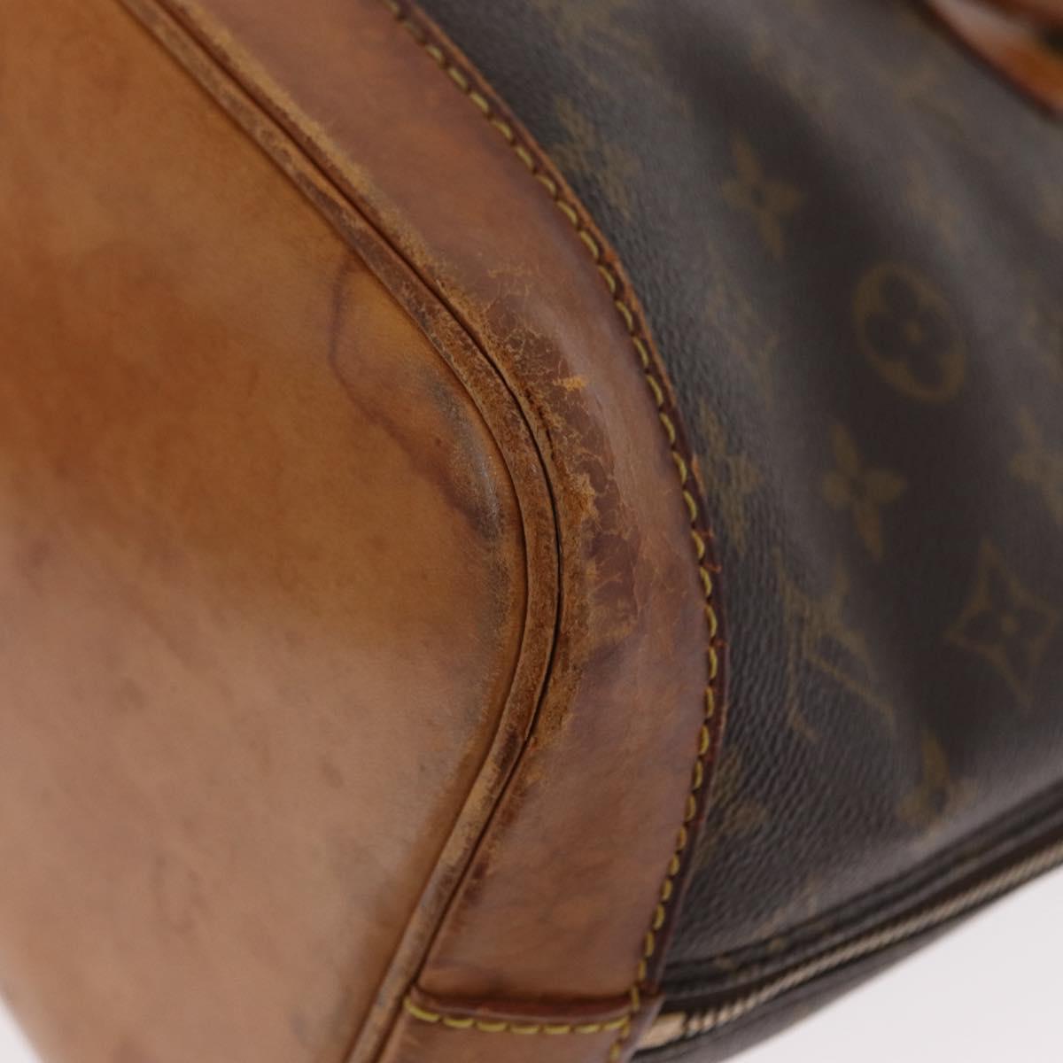 LOUIS VUITTON Monogram Alma Hand Bag M51130 LV Auth 155671