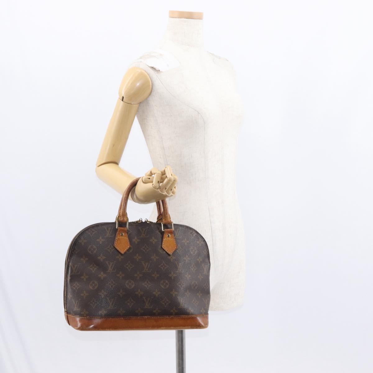 LOUIS VUITTON Monogram Alma Hand Bag M51130 LV Auth 155671