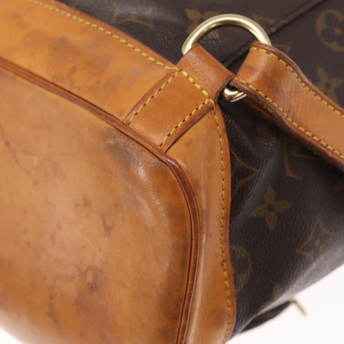 LOUIS VUITTON Monogram Montsouris GM Backpack M51135 LV Auth 155672