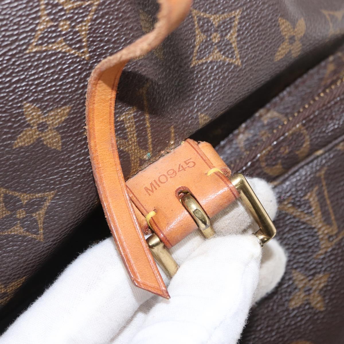 LOUIS VUITTON Monogram Montsouris GM Backpack M51135 LV Auth 155672