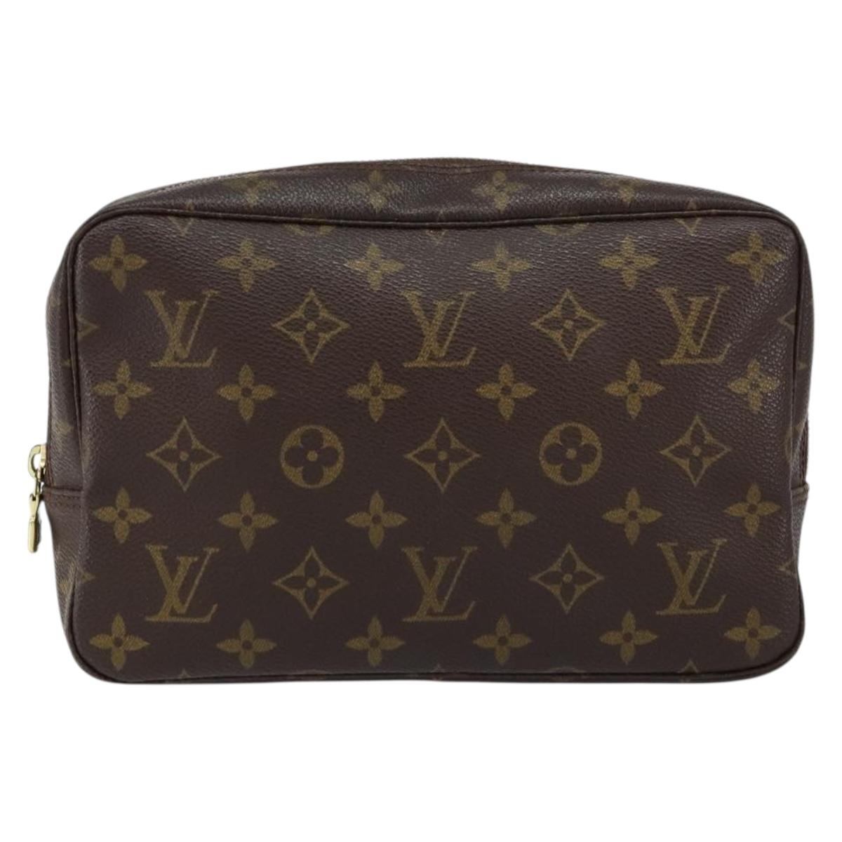 LOUIS VUITTON Monogram Trousse Toilette 23 Clutch Bag M47524 LV Auth 155676