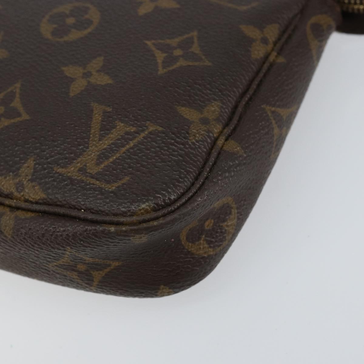 LOUIS VUITTON Monogram Pochette Accessoires Pouch M51980 LV Auth 155677