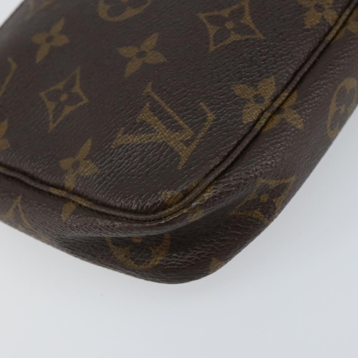 LOUIS VUITTON Monogram Pochette Accessoires Pouch M51980 LV Auth 155677