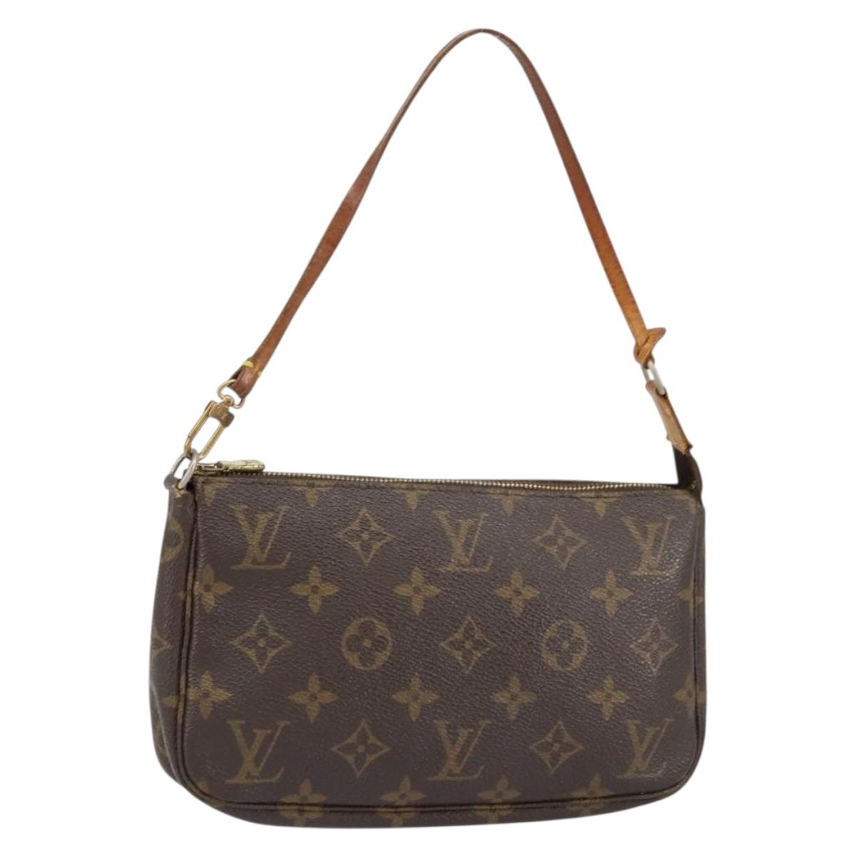 LOUIS VUITTON Monogram Pochette Accessoires Pouch M51980 LV Auth 155677