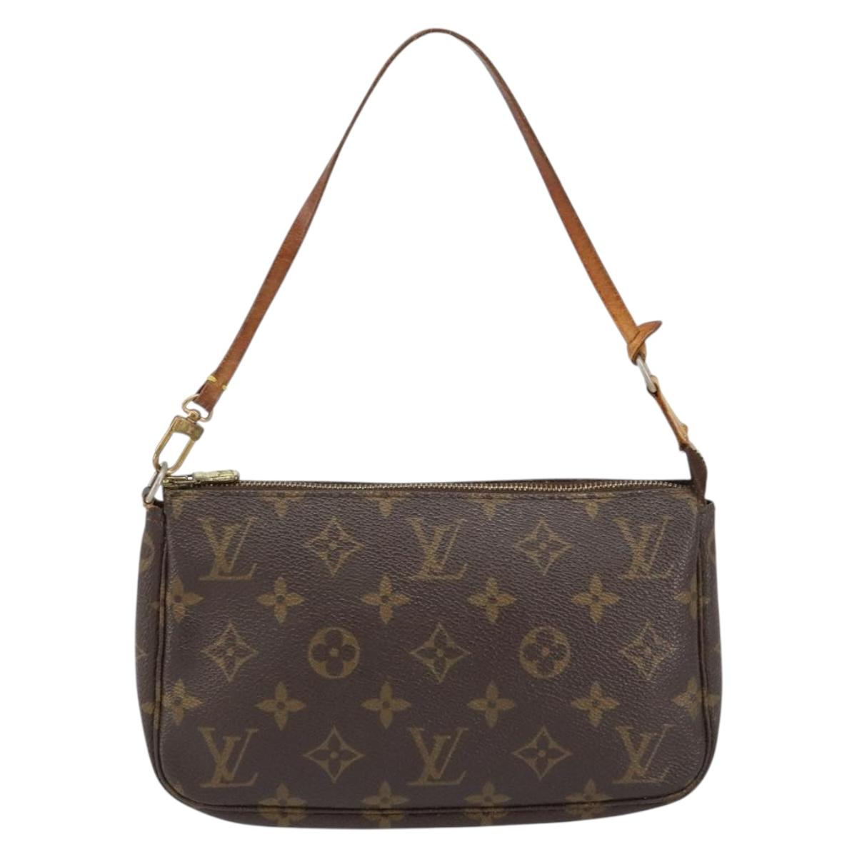 LOUIS VUITTON Monogram Pochette Accessoires Pouch M51980 LV Auth 155677