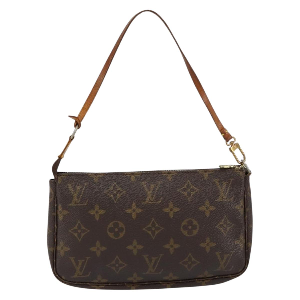 LOUIS VUITTON Monogram Pochette Accessoires Pouch M51980 LV Auth 155677