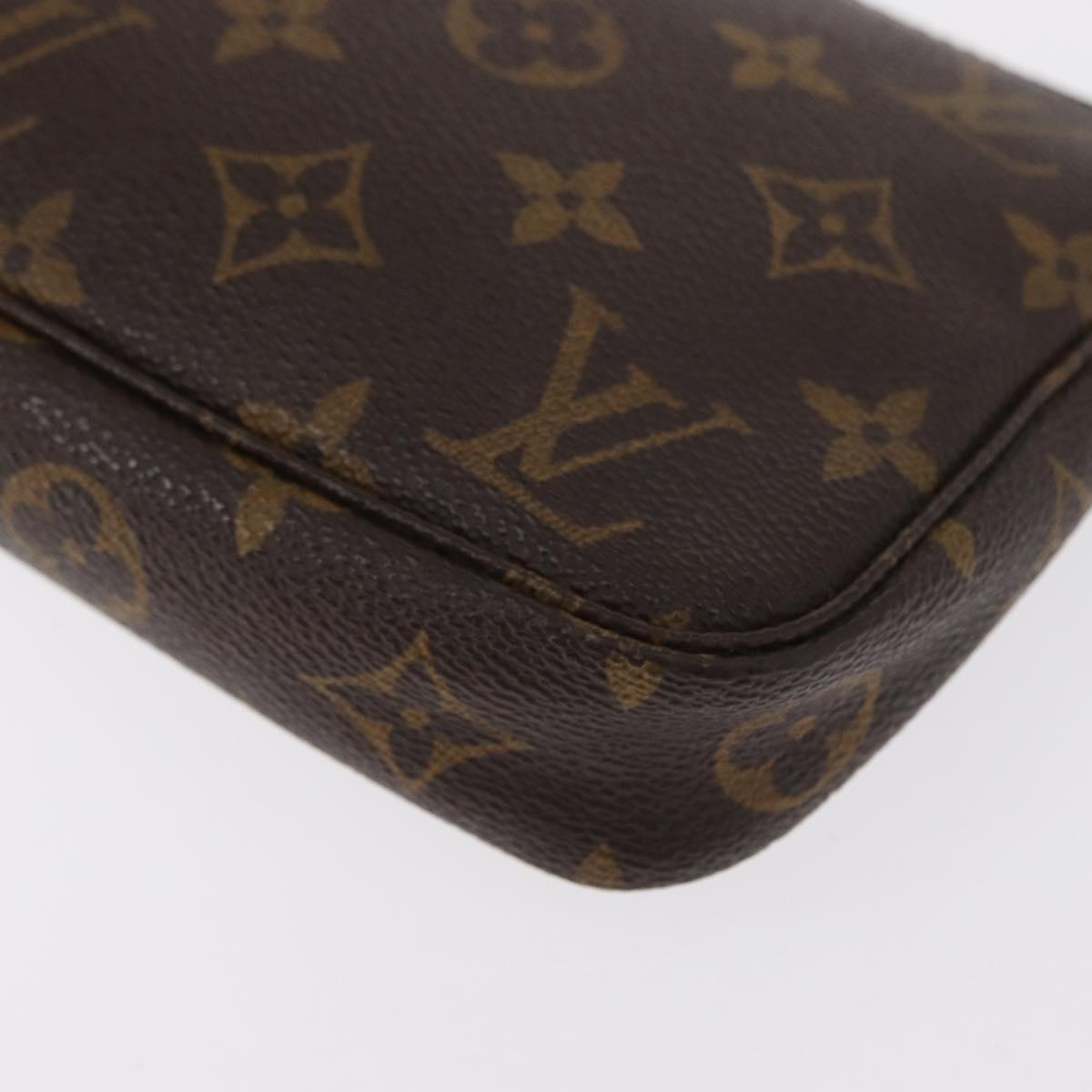 LOUIS VUITTON Monogram Pochette Accessoires Pouch M51980 LV Auth 155678