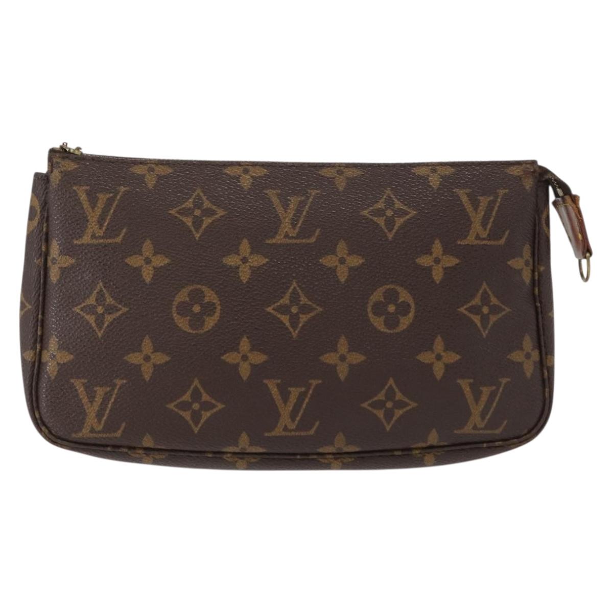 LOUIS VUITTON Monogram Pochette Accessoires Pouch M51980 LV Auth 155678