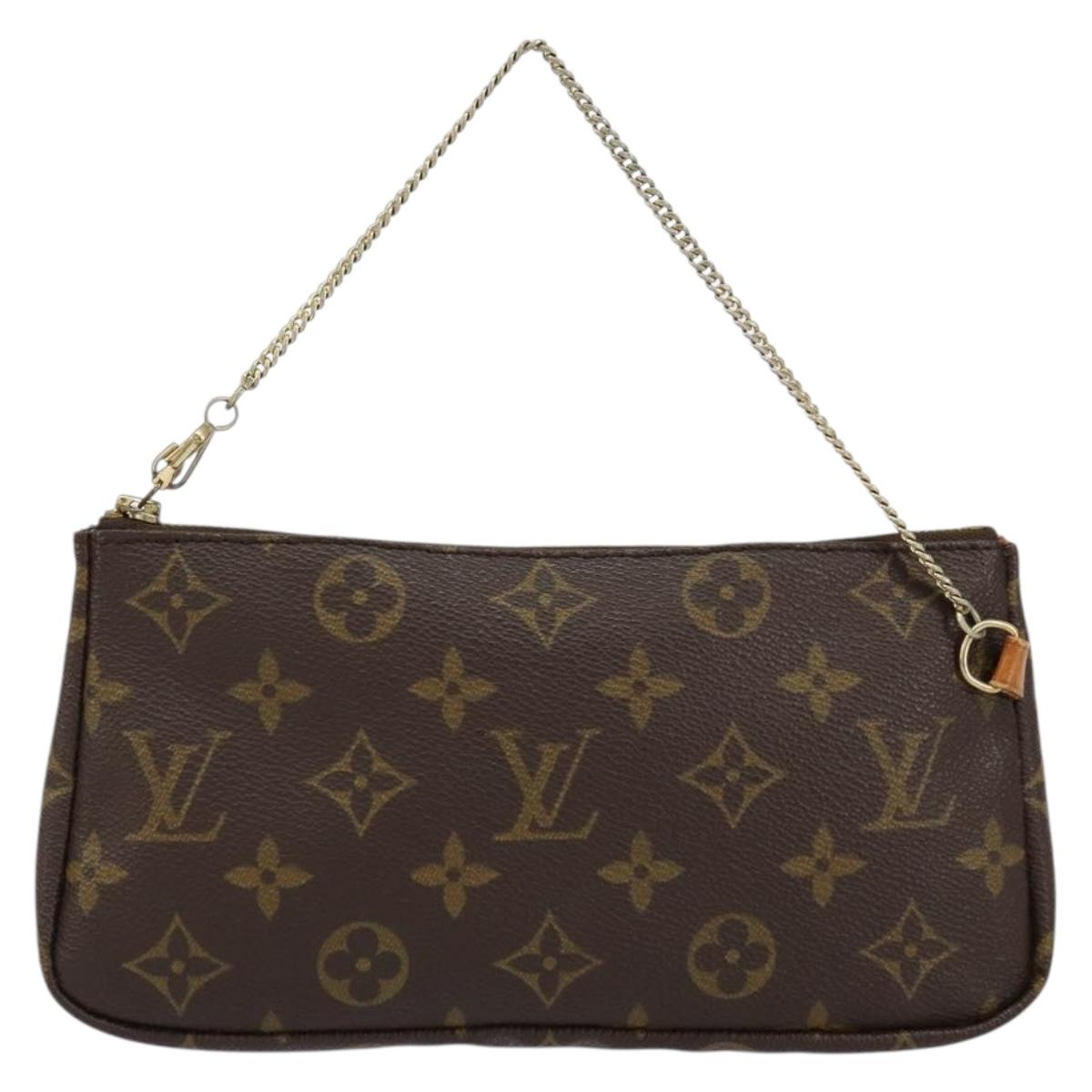 LOUIS VUITTON Monogram Sac Shopping Pouch LV Auth 155679